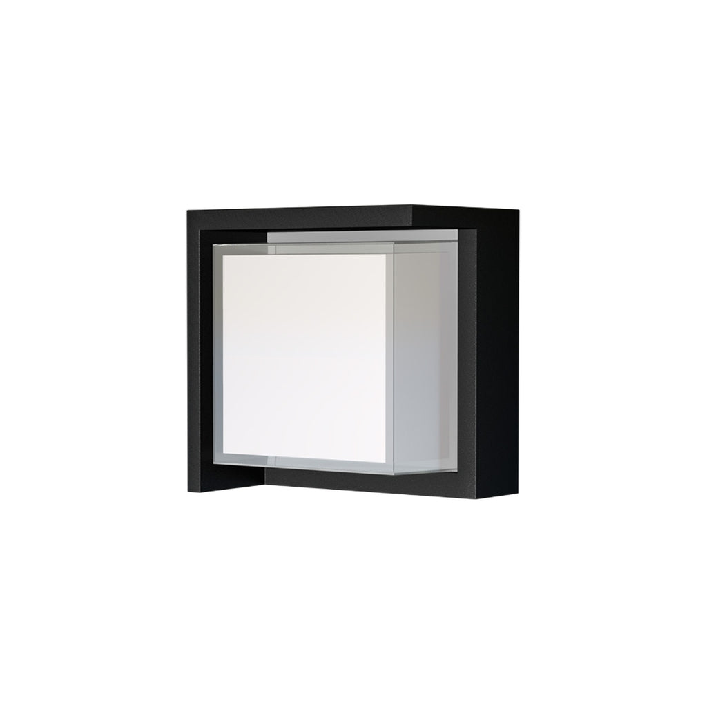 Mantra CREEK vanjska zidna LED svjetiljka  15W CCT IP65 KVADRATNA CRNA