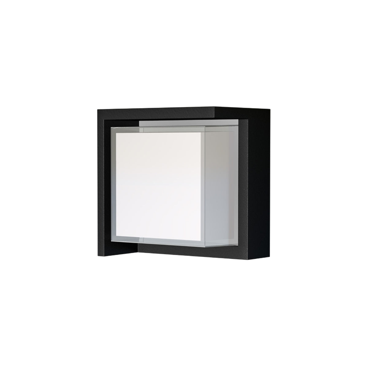 Mantra CREEK vanjska zidna LED svjetiljka  15W CCT IP65 KVADRATNA CRNA