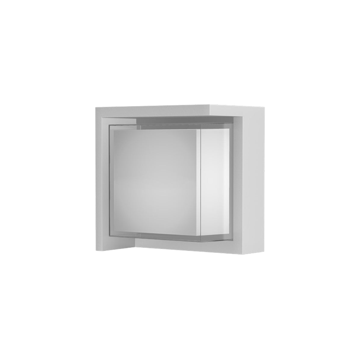 Mantra CREEK vanjska zidna LED svjetiljka  15W CCT IP65 KVADRATNA BIJELA