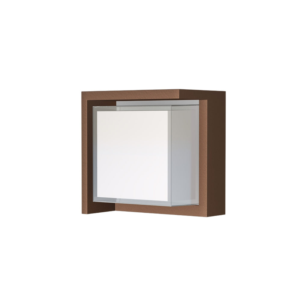 Mantra CREEK vanjska zidna LED svjetiljka  15W CCT IP65 KVADRATNA SMEĐA
