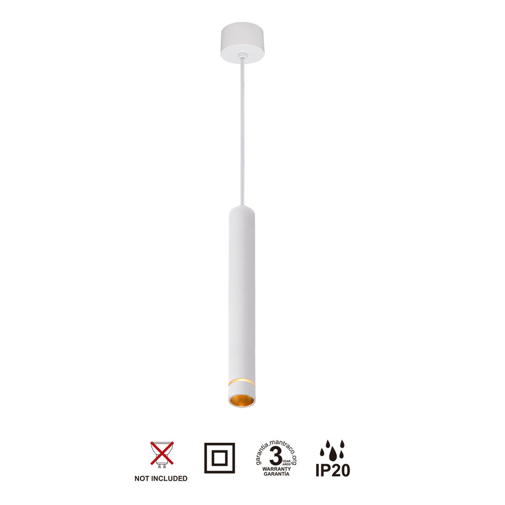 Mantra SPLIT VISEĆA SVJETILKA 1xminiGU10 300mm BIJELA