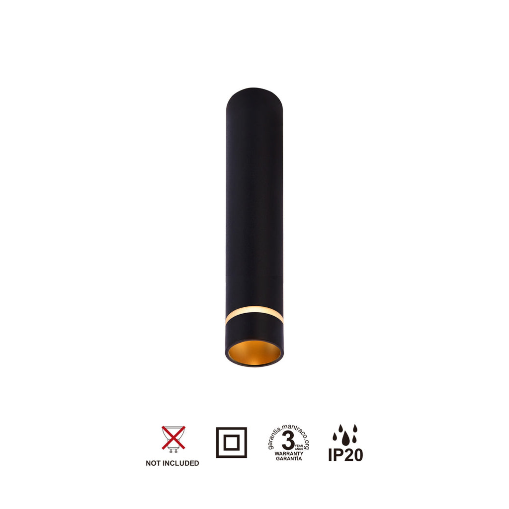 Mantra SPLIT M STROPNA SVJETILKA 1xminiGU10 202mm CRNA