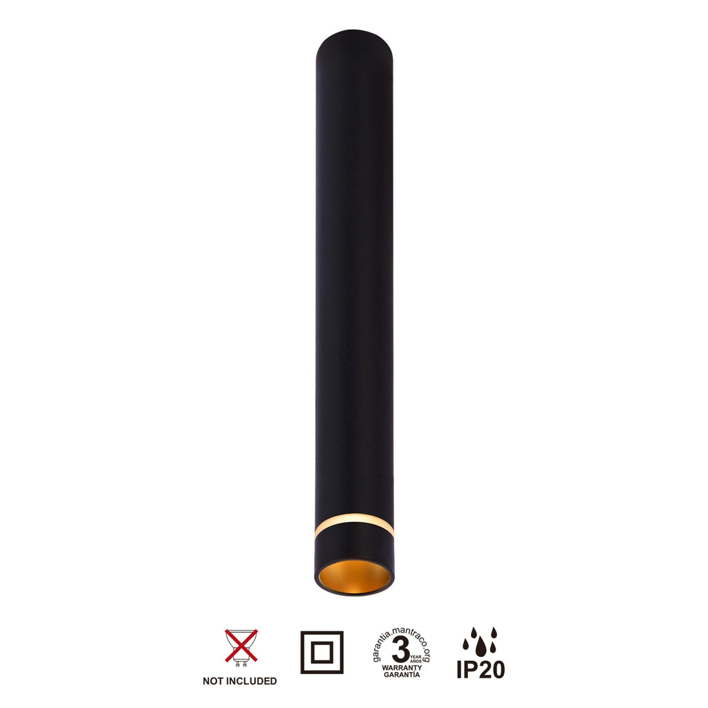 Mantra SPLIT L STROPNA SVJETILKA 1xminiGU10 302mm CRNA