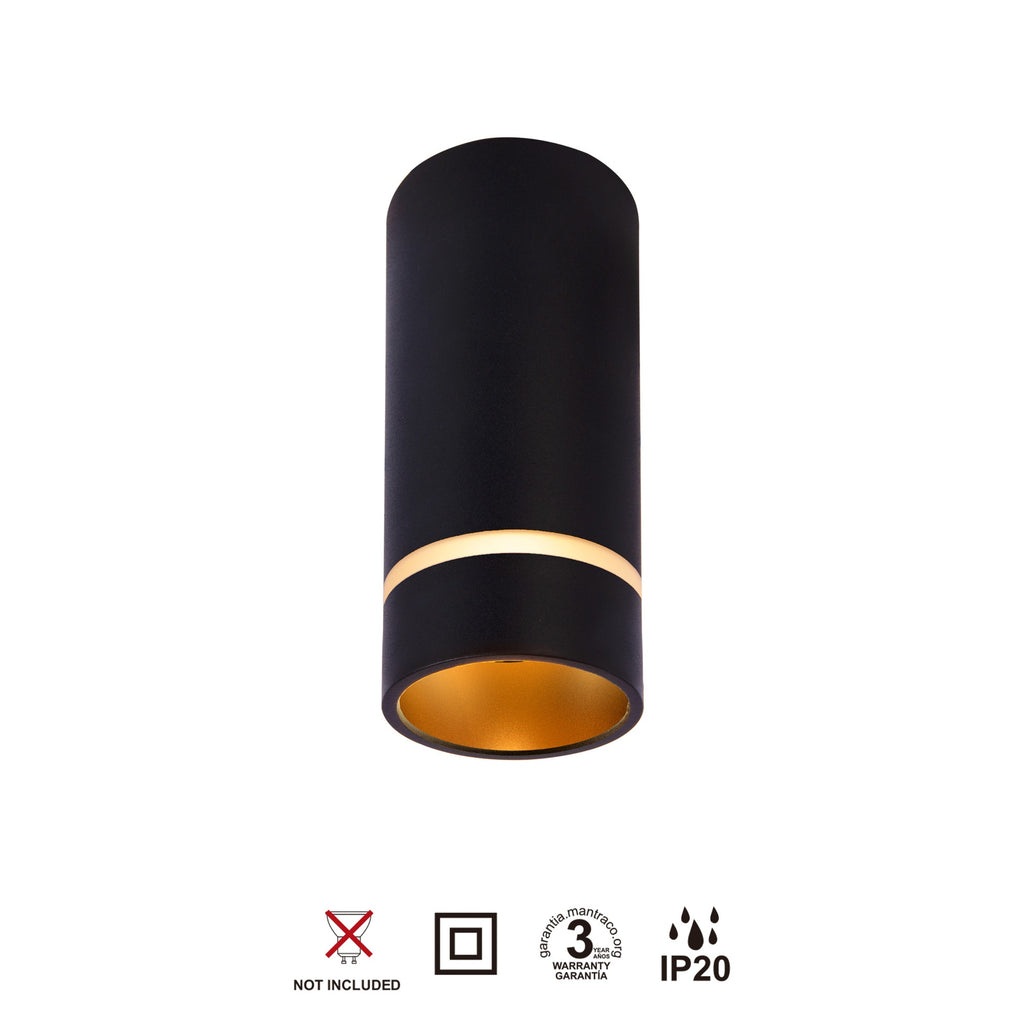 Mantra SPLIT STROPNA SVJETILKA 1xGU10 136mm CRNA