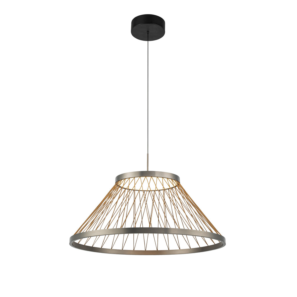 Mantra SPIDER viseća svjetiljka LED 43W 3000K 60CM SIVA/ZLATNA