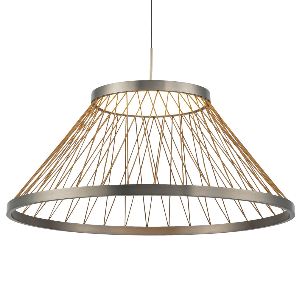 Mantra SPIDER viseća svjetiljka LED 43W 3000K 60CM SIVA/ZLATNA