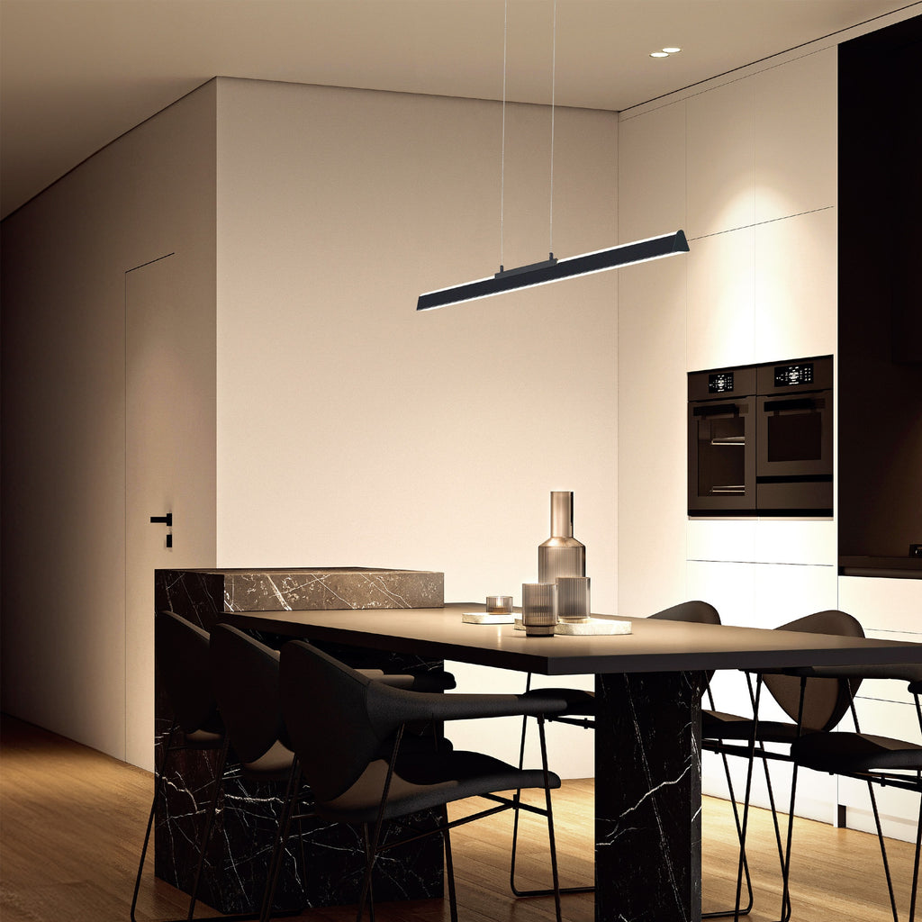Mantra LINEAL viseća svjetiljka LED 36W 3000K 91CM CRNA