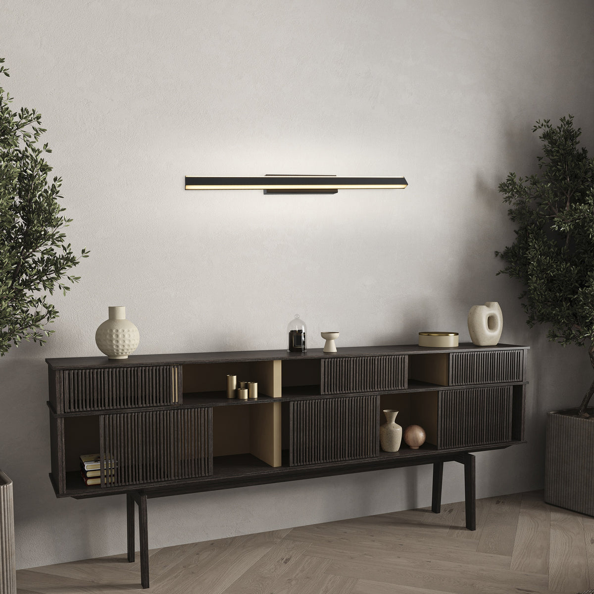 Mantra LINEAL zidna svjetiljka LED 22W 3000K 61CM CRNA