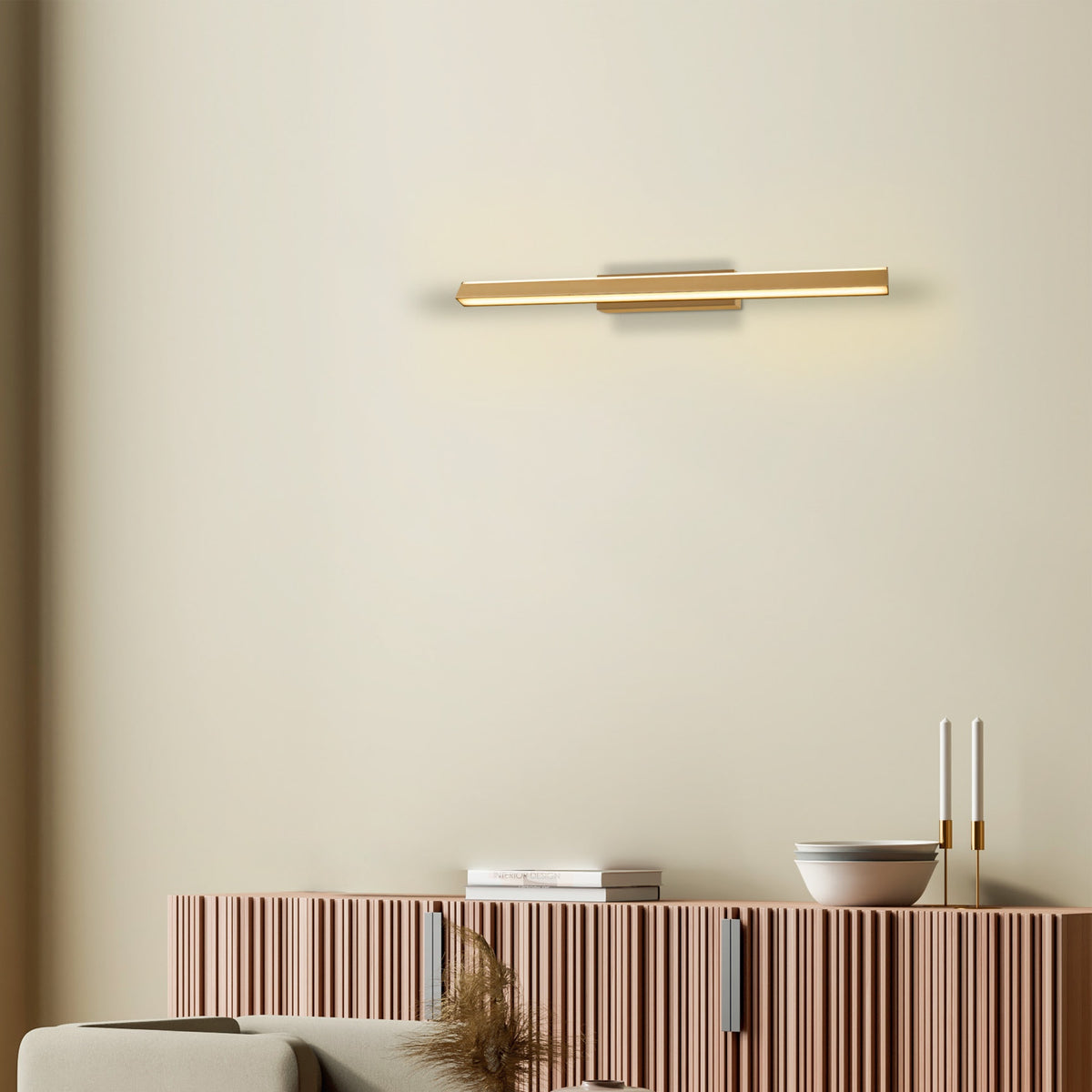 Mantra LINEAL zidna svjetiljka LED 22W 3000K 61CM ZLATNA