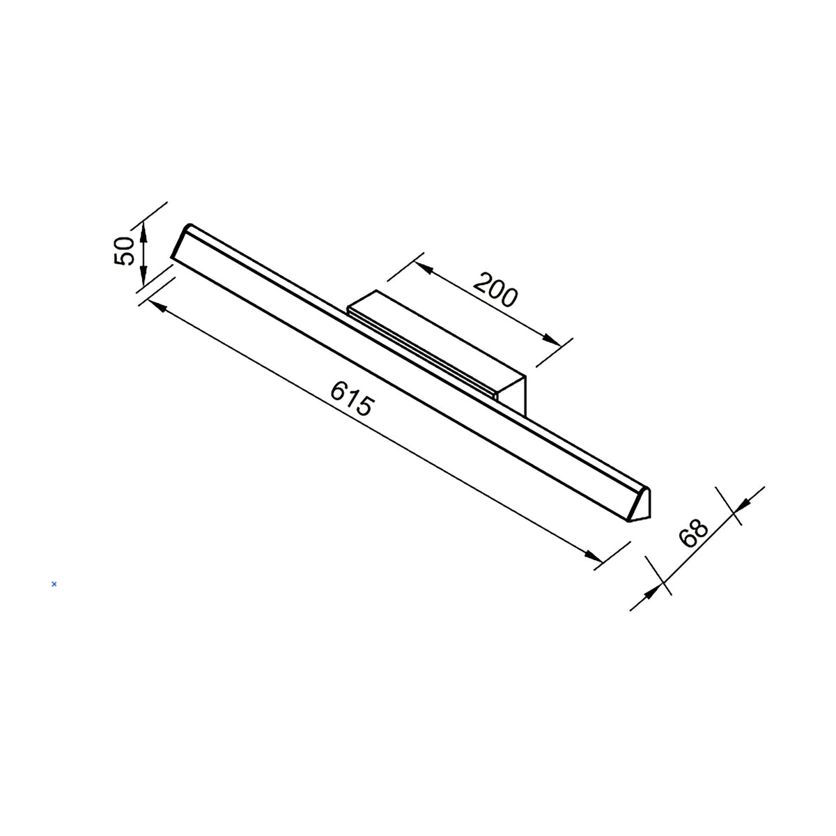 Mantra LINEAL zidna svjetiljka LED 22W 3000K 61CM ZLATNA