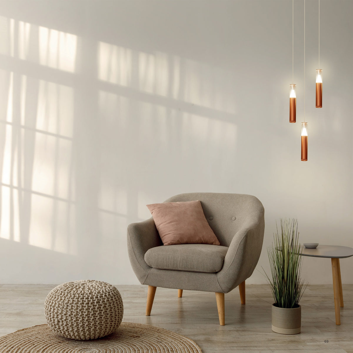Mantra SPARK viseća svjetiljka LED 7W 3000K 24CM BAKAR
