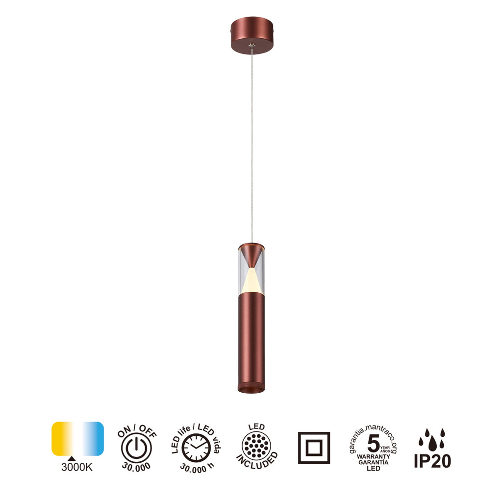 Mantra SPARK viseća svjetiljka LED 7W 3000K 24CM BAKAR