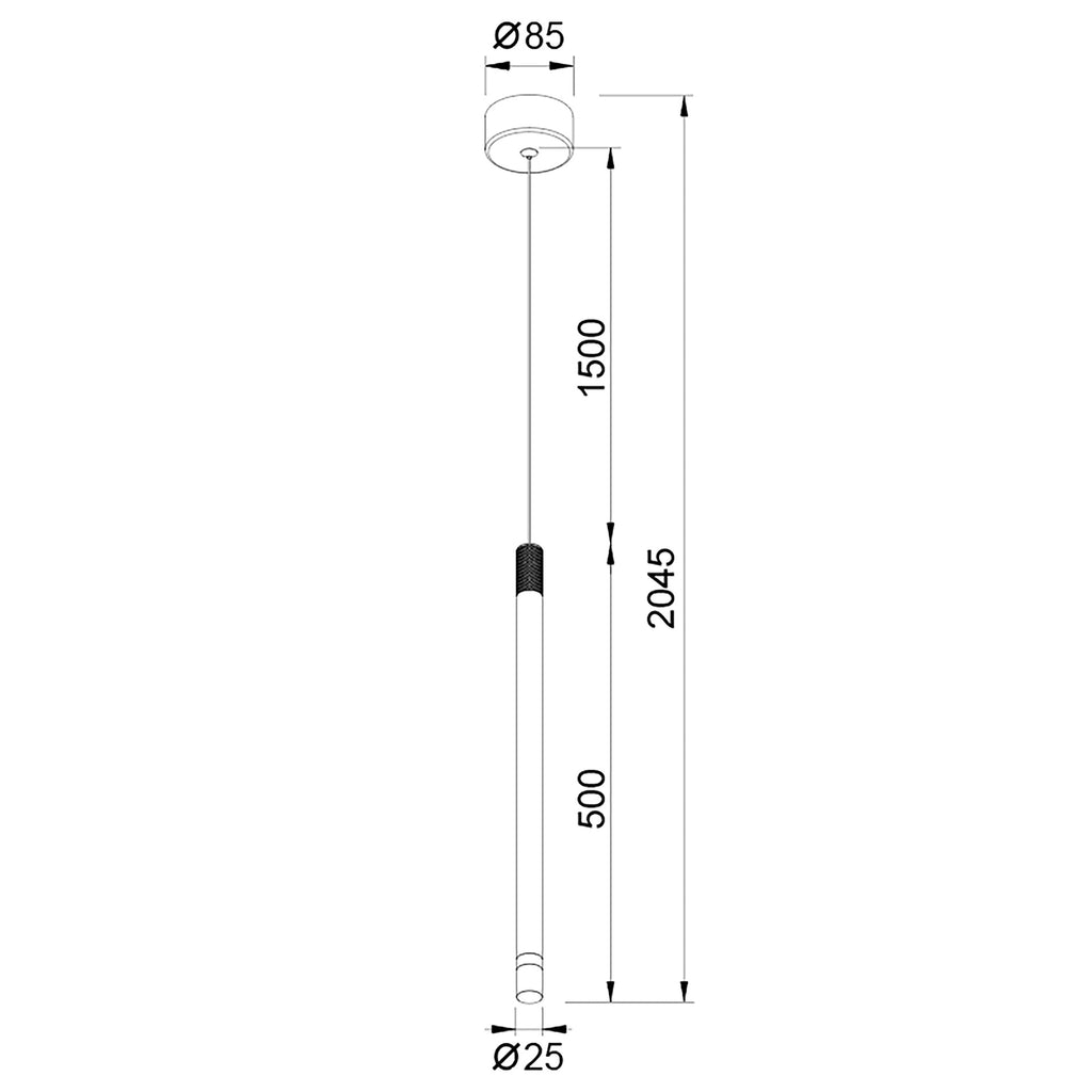 Mantra MOANA viseća svjetiljka LED 7W 3000K 50CM BIJELA