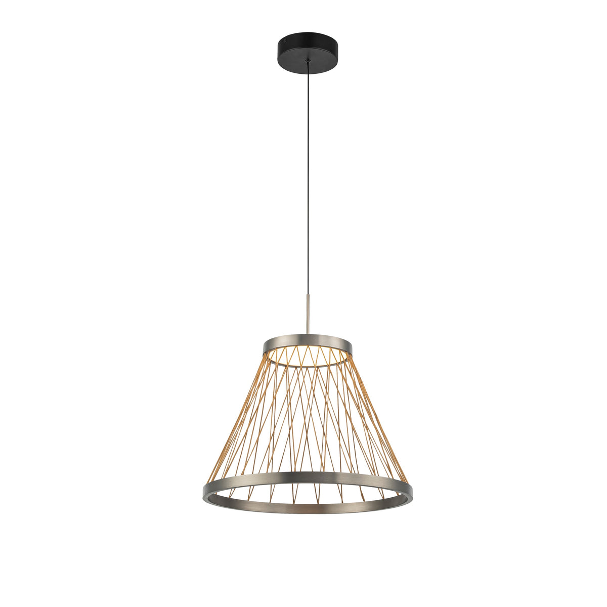Mantra SPIDER viseća svjetiljka LED 20W 3000K 40CM SIVA/ZLATNA