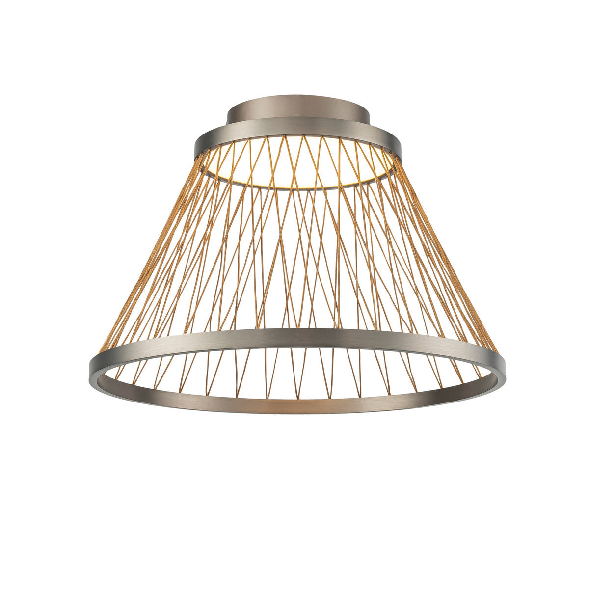 Mantra SPIDER stropna svjetiljka LED 43W 3000K 50CM SIVA/ZLATNA