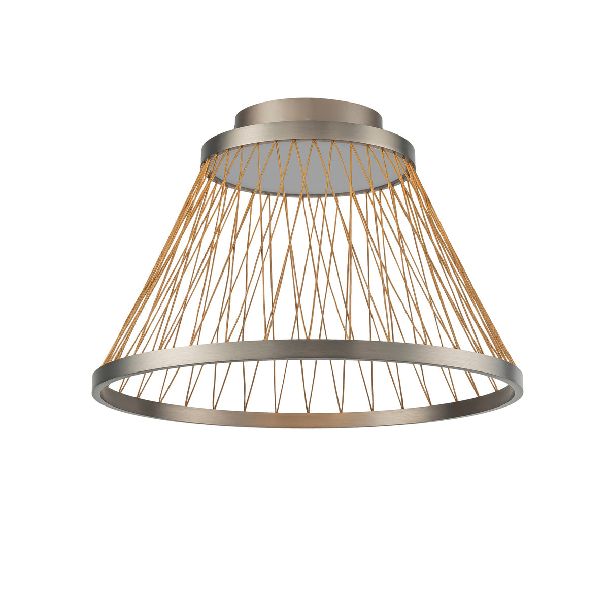 Mantra SPIDER stropna svjetiljka LED 43W 3000K 50CM SIVA/ZLATNA