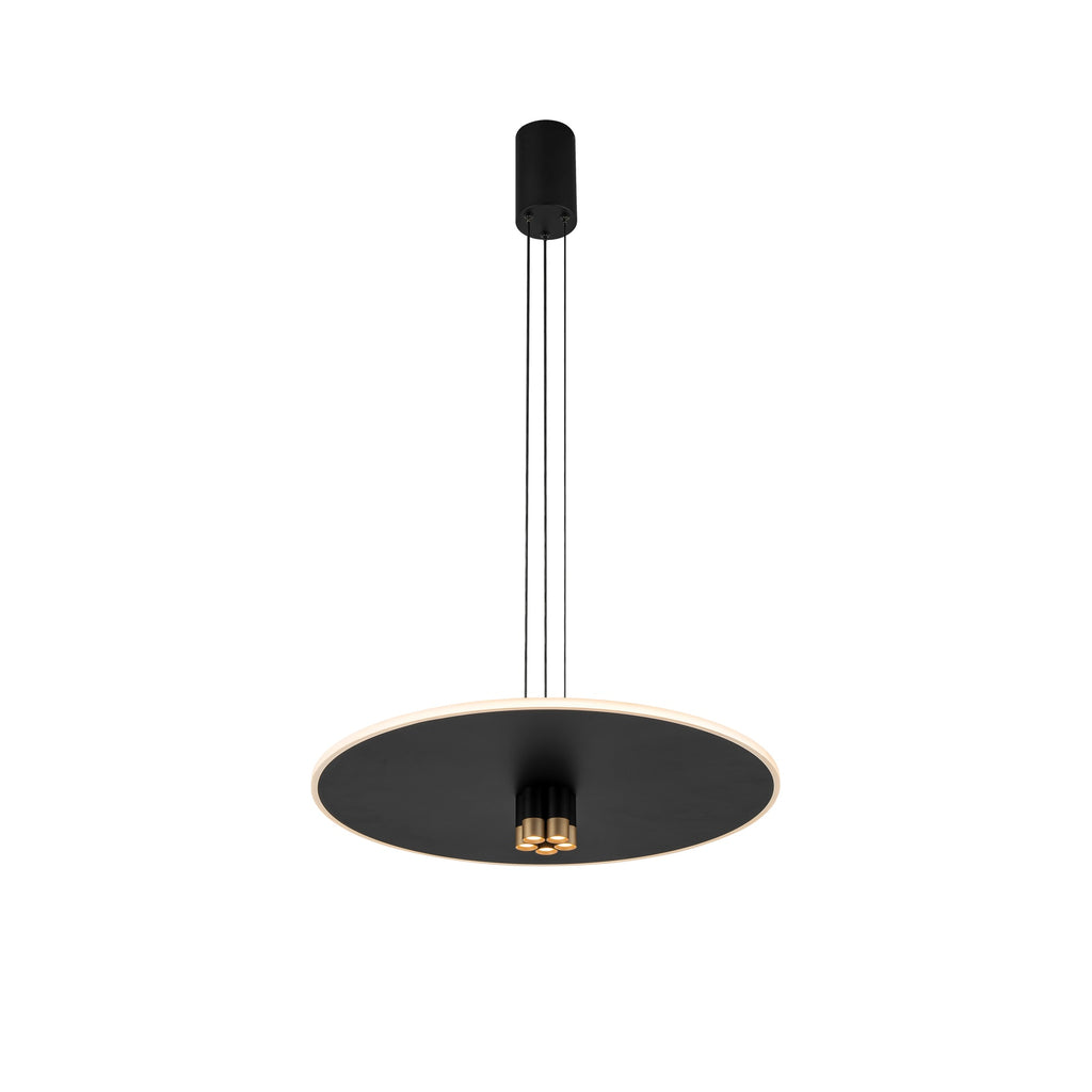 Mantra NOMADA viseća svjetiljka LED 42W 3000K 58CM CRNA/ZLATO