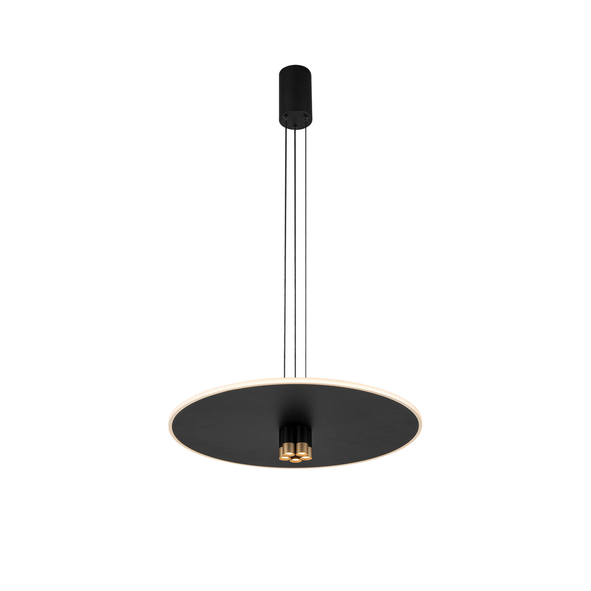 Mantra NOMADA viseća svjetiljka LED 42W 3000K 58CM CRNA/ZLATO