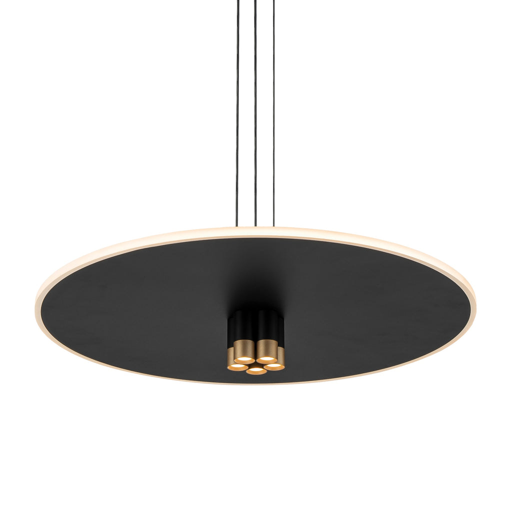 Mantra NOMADA viseća svjetiljka LED 42W 3000K 58CM CRNA/ZLATO