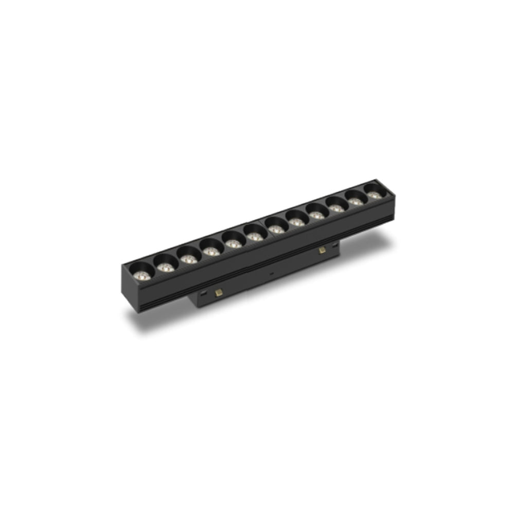 LED spot dimabilna svjetiljka 12W 2700K 48V 25CM za Magnetni sustav Mantra MAGNETO, CRNA