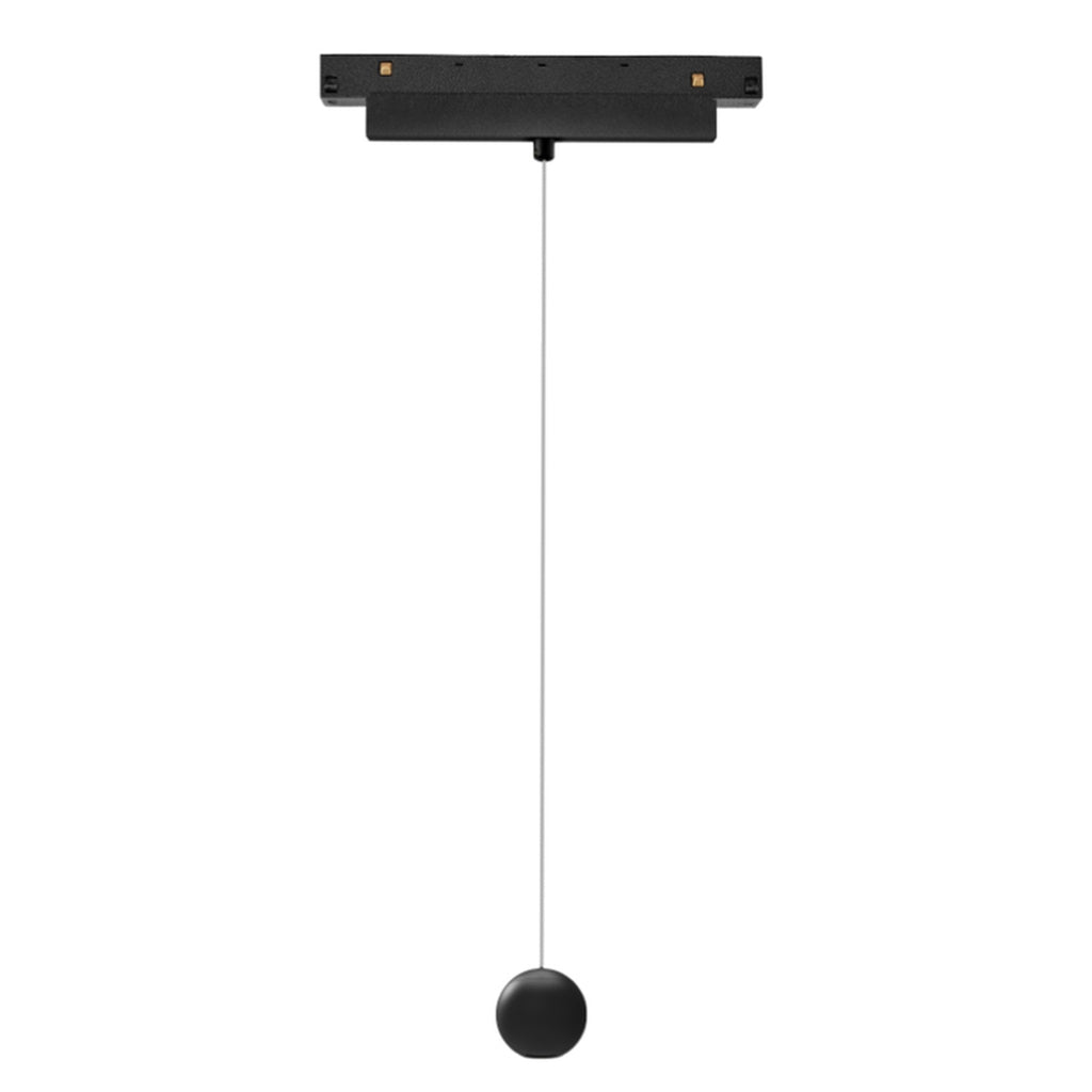 LED dimabilna viseća svjetiljka 7W 2700K 48V Ø5CM za Magnetni sustav Mantra MAGNETO, CRNA