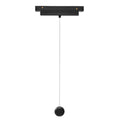 LED dimabilna viseća svjetiljka 7W 2700K 48V Ø5CM za Magnetni sustav Mantra MAGNETO, CRNA