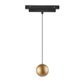 LED viseća svjetiljka 7W 3000K 48V Ø5CM za Magnetni sustav Mantra MAGNETO, CRNA/ZLATNA