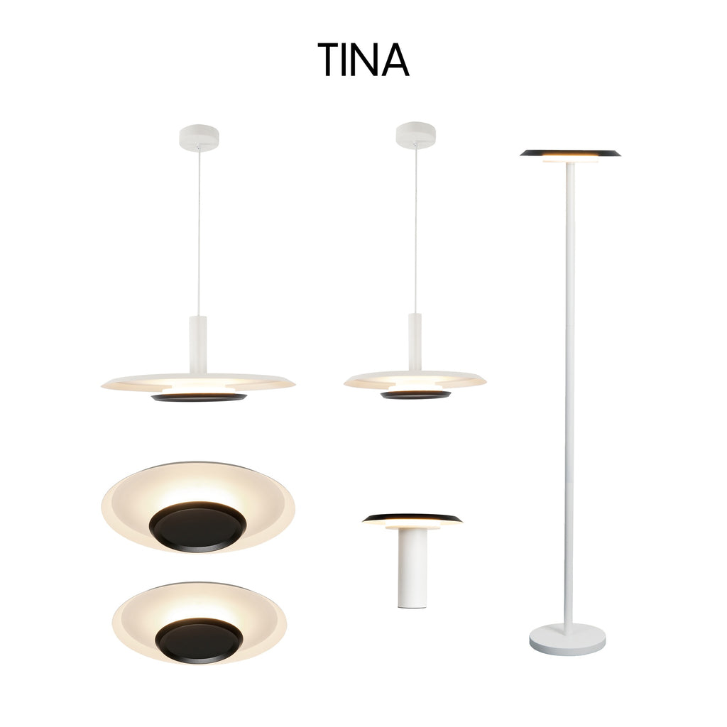 Mantra TINA stolna svjetiljka LED 12W 3000K 28CM BIJELA/CRNA