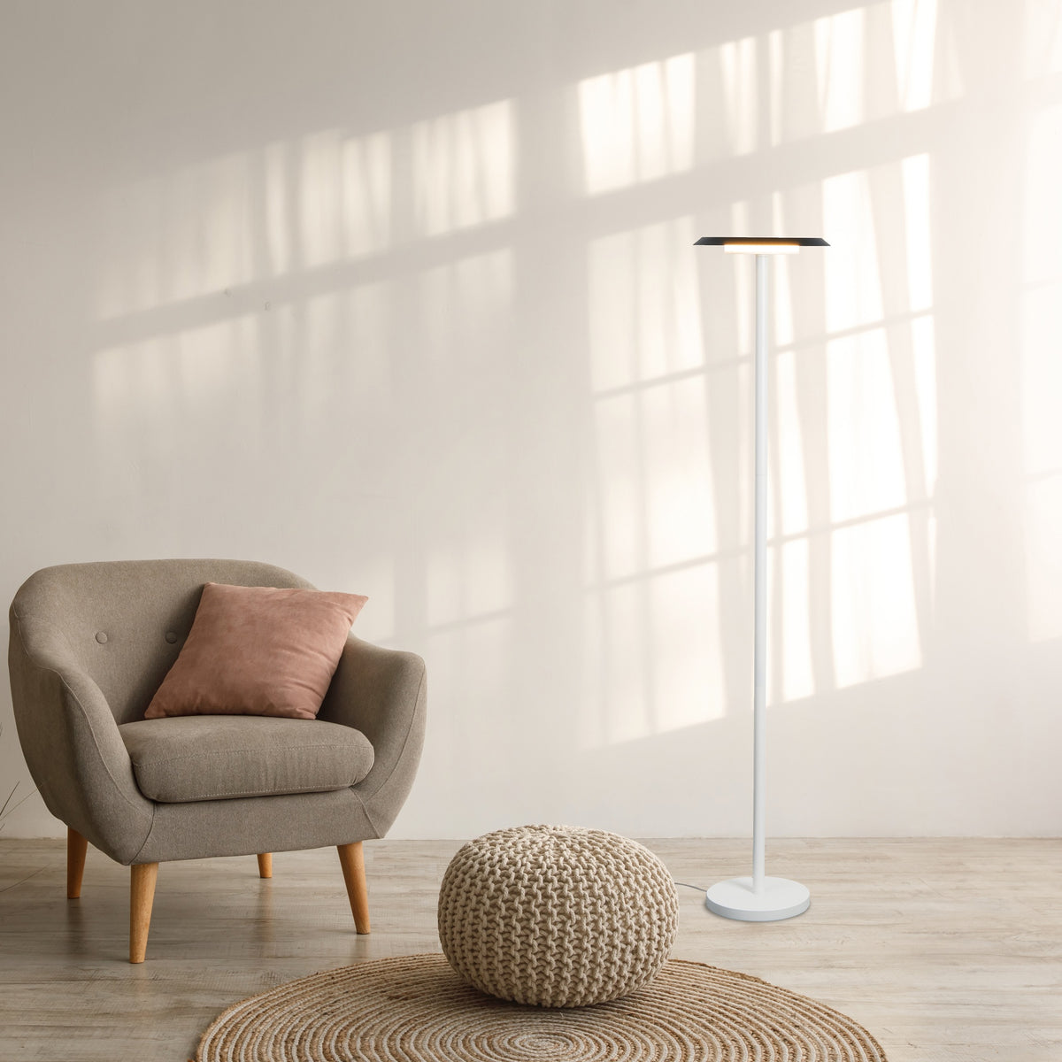 Mantra TINA podna svjetiljka LED 12W 3000K 28CM BIJELA/CRNA