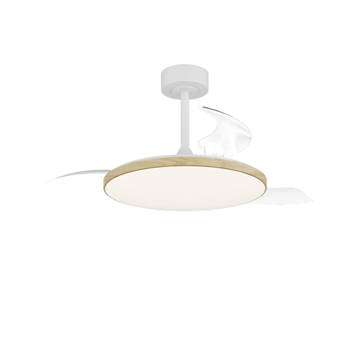 Mantra SLIM LED stropni ventilator 106cm DRVO/BIJELA