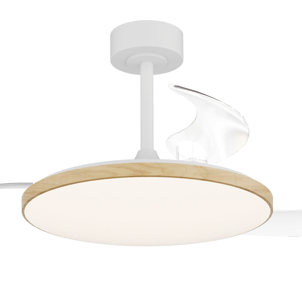 Mantra SLIM LED stropni ventilator 106cm DRVO/BIJELA