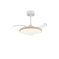 Mantra SLIM FAN MINI LED stropni ventilator 90cm DRVO/BIJELA