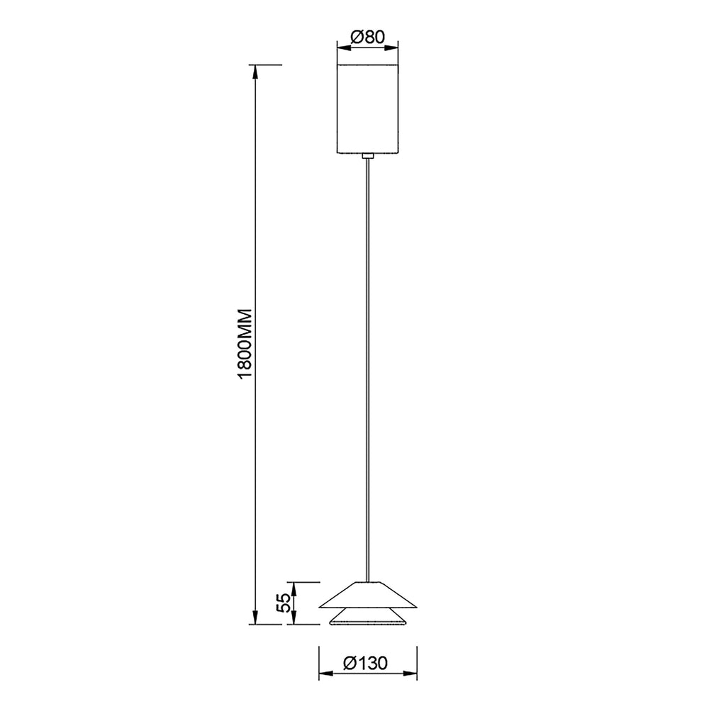 Mantra PICCOLA viseća svjetiljka LED 5W 3000K 130MM CRNA