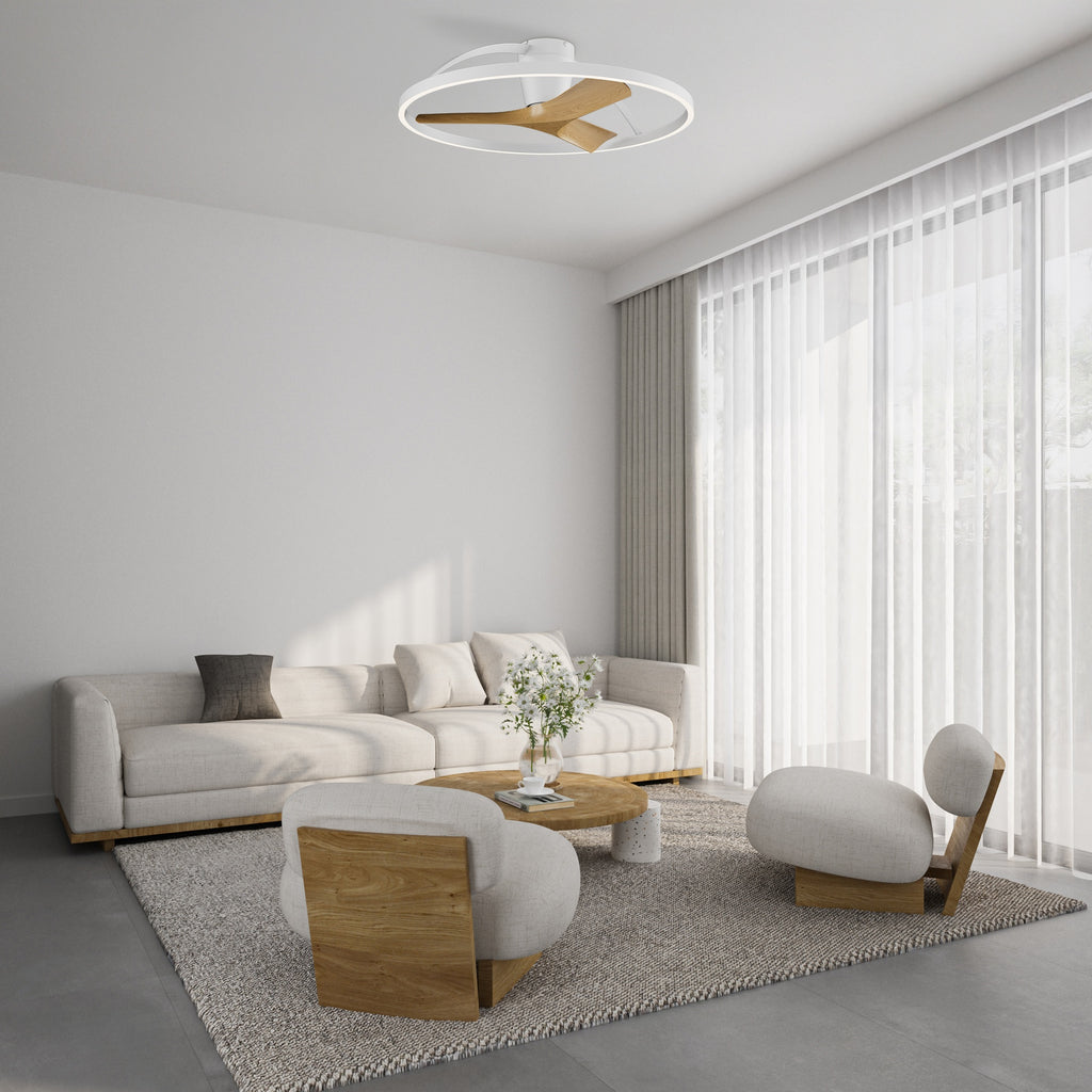 Mantra NEPAL II M LED stropni ventilator 75cm DRVO/BIJELA