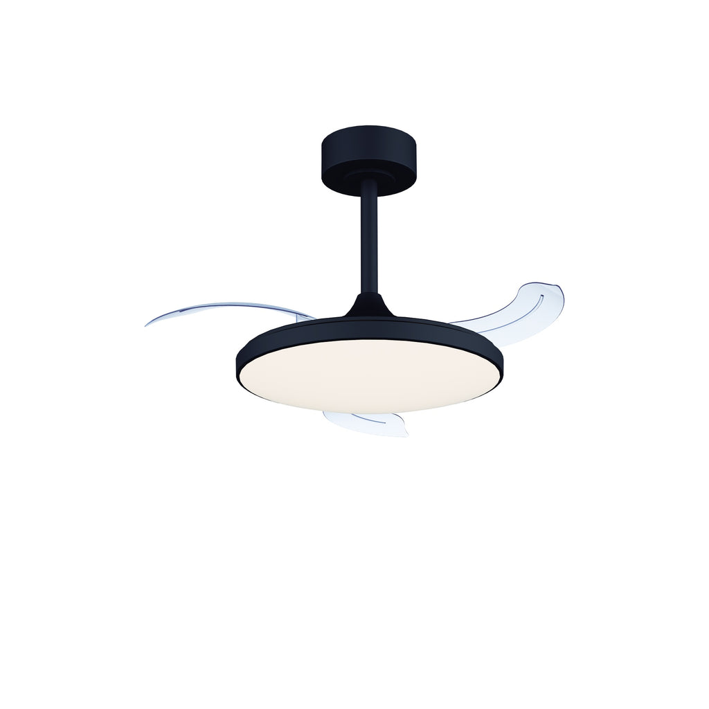 Mantra SLIM FAN MINI LED stropni ventilator 90cm CRNI