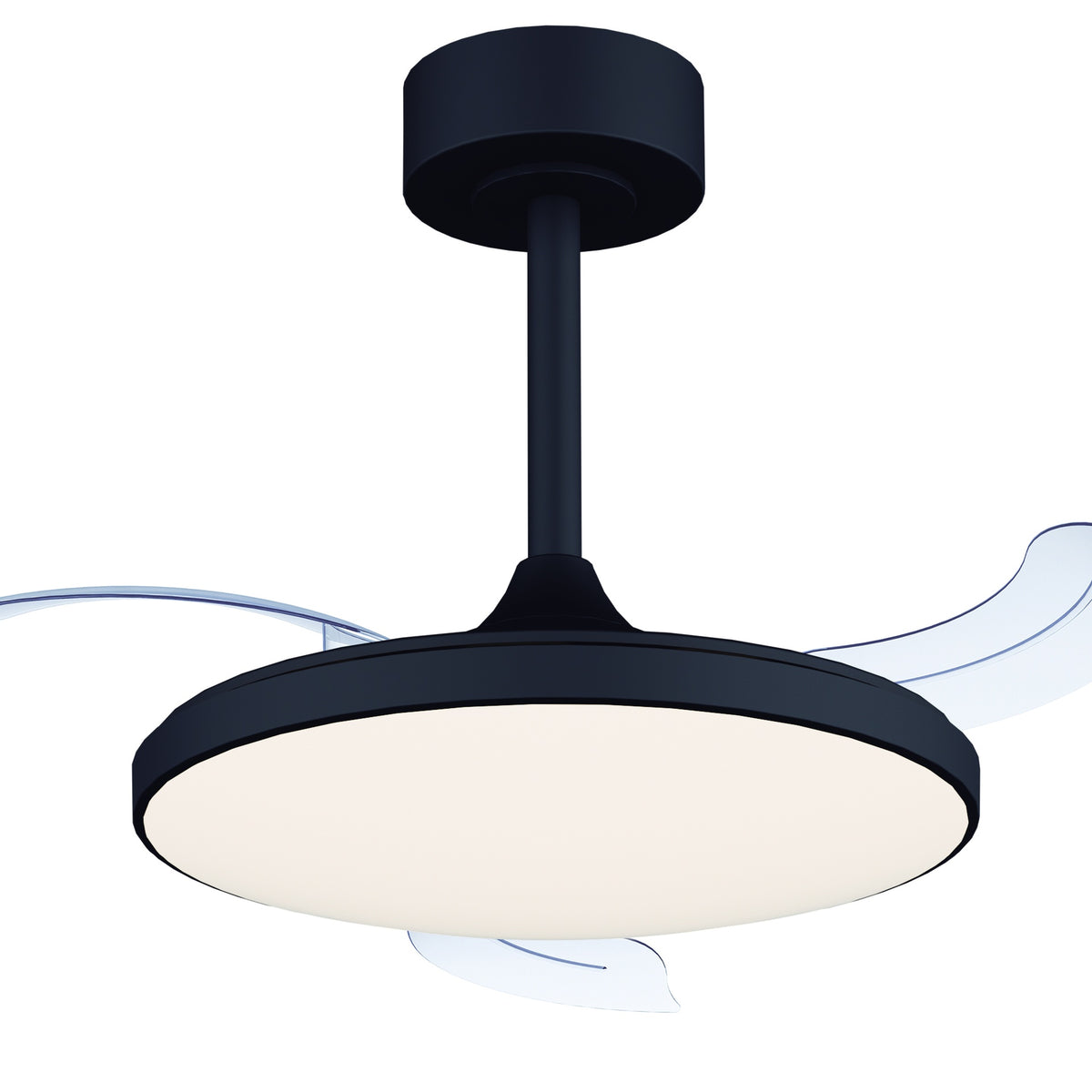Mantra SLIM FAN MINI LED stropni ventilator 90cm CRNI