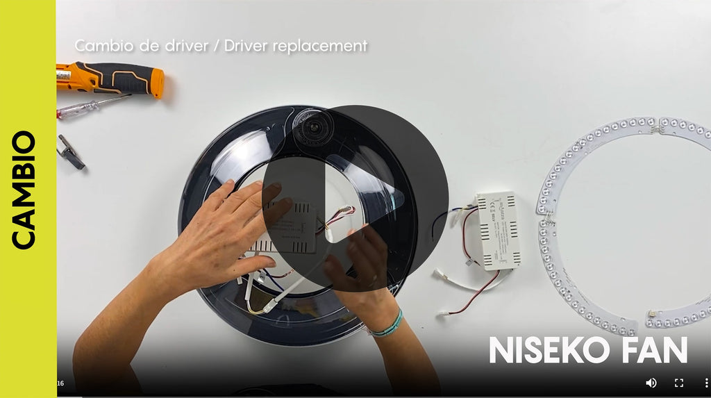 Mantra NISEKO FAN L stropni LED ventilator 132cm BIJELI
