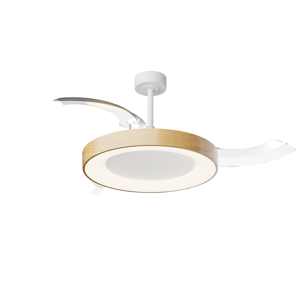 Mantra NISEKO FAN L stropni LED ventilator 132cm DRVO/BIJELA