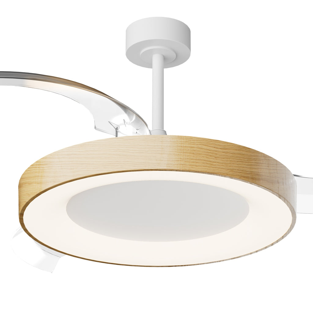 Mantra NISEKO FAN L stropni LED ventilator 132cm DRVO/BIJELA