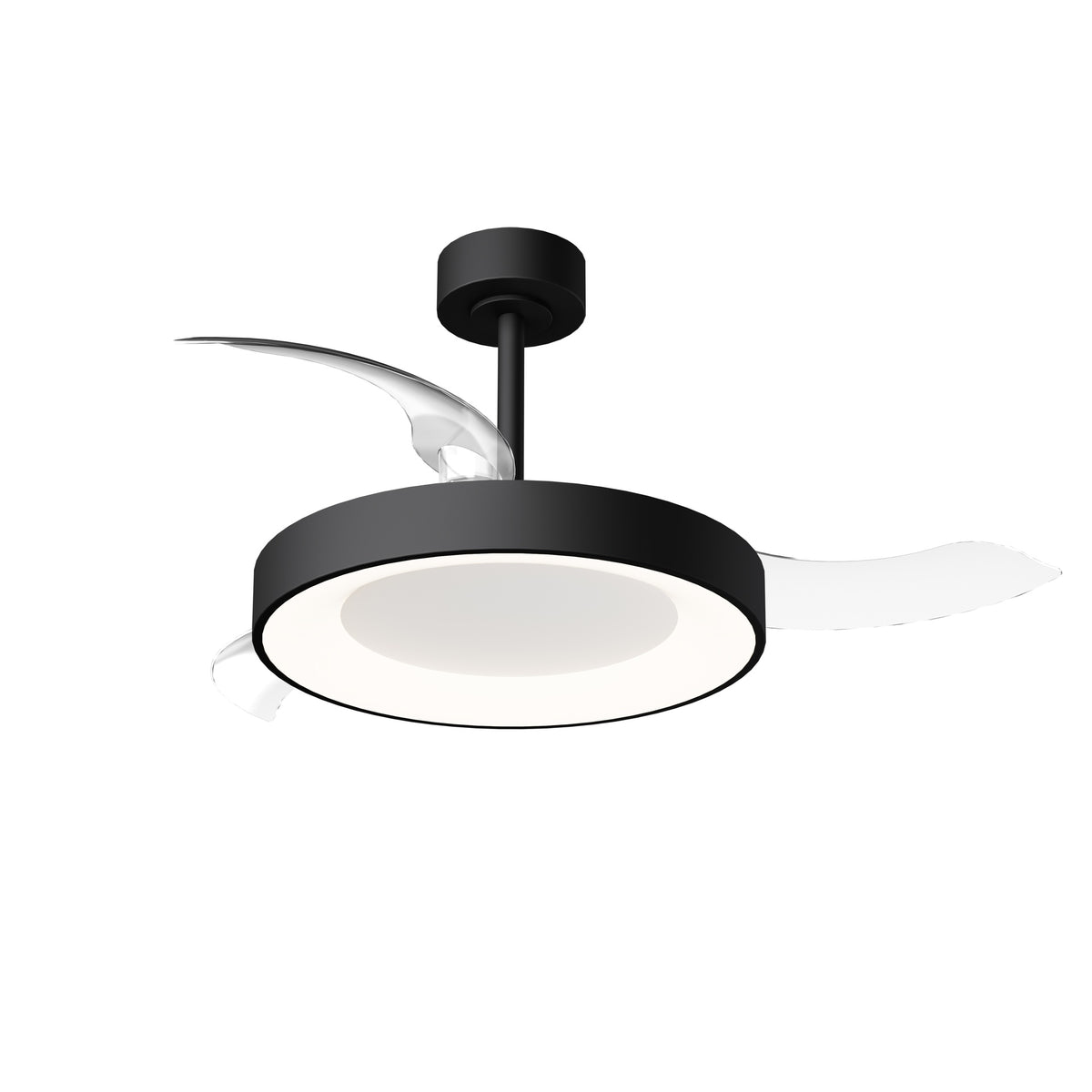Mantra NISEKO FAN M stropni LED ventilator 106cm CRNI