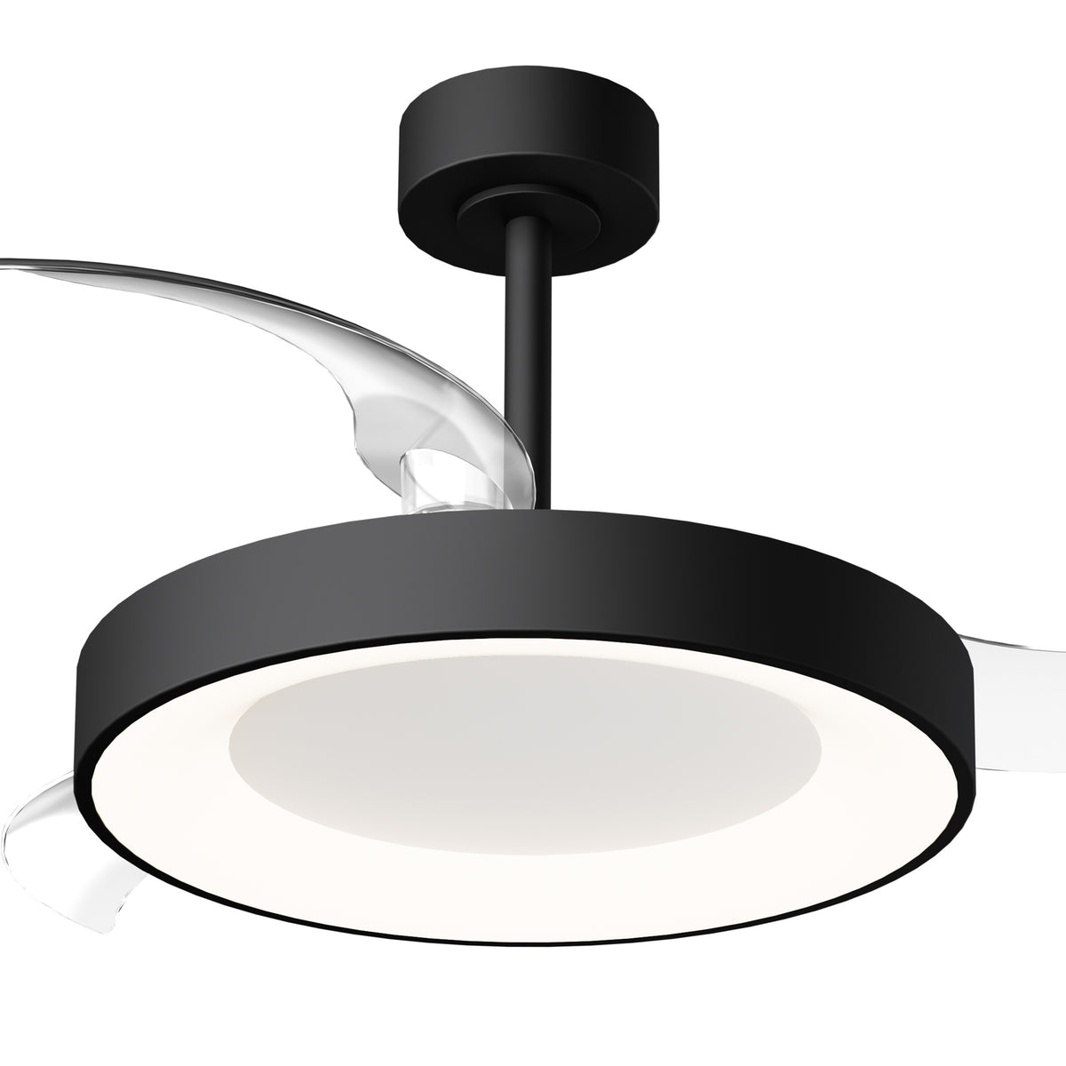 Mantra NISEKO FAN M stropni LED ventilator 106cm CRNI