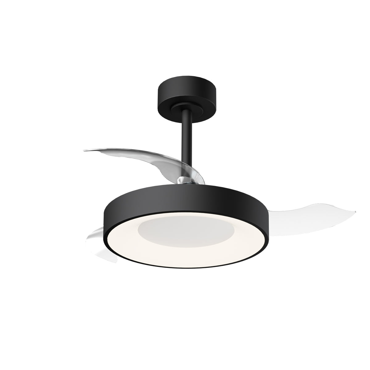 Mantra NISEKO FAN S stropni LED ventilator 91cm CRNI