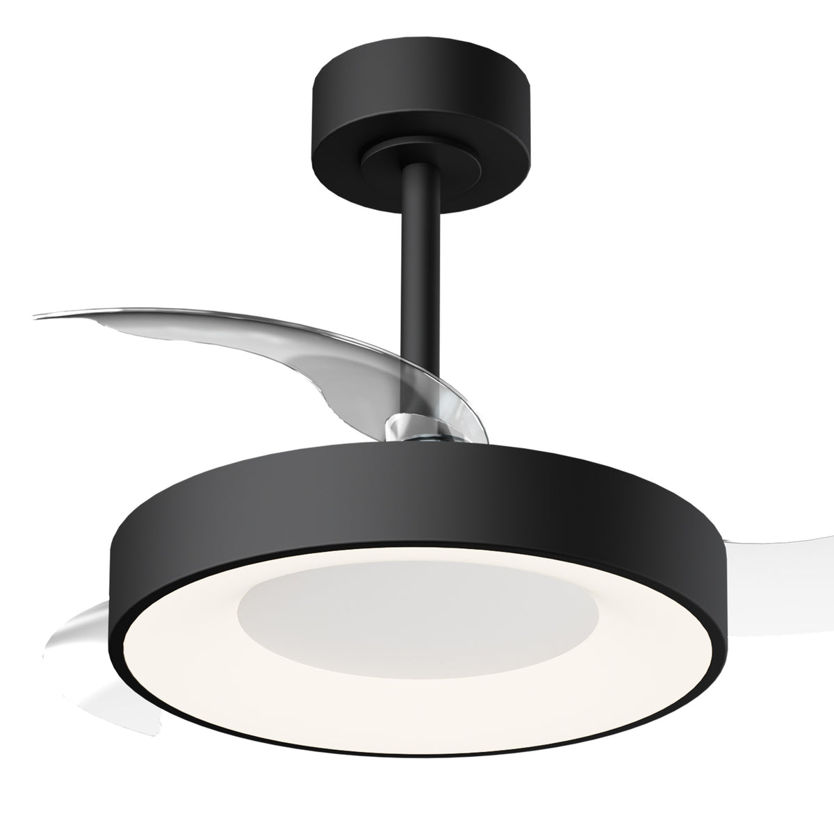 Mantra NISEKO FAN S stropni LED ventilator 91cm CRNI