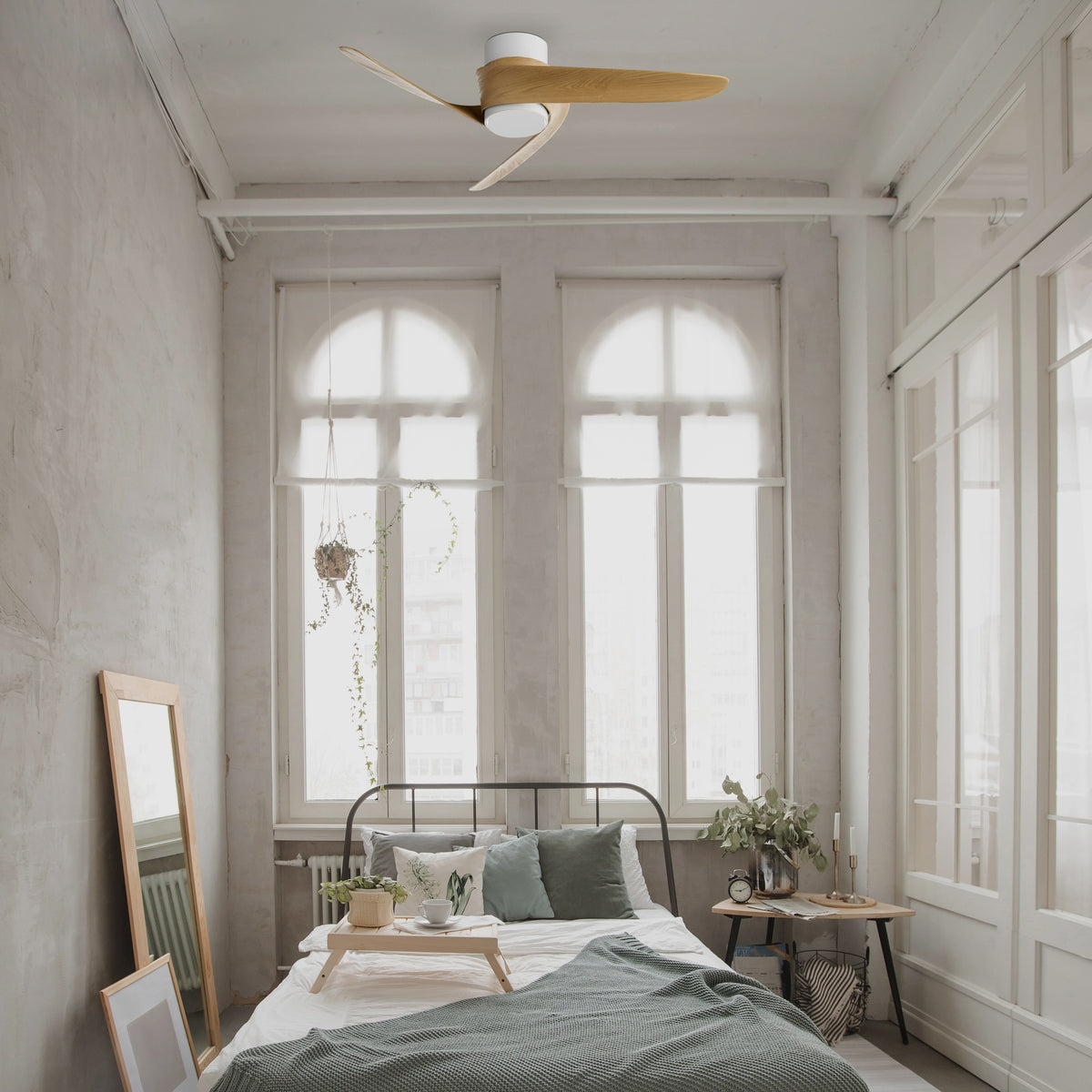 Mantra GROENLAND XS LED stropni ventilator 79,5cm DRVO/BIJELA