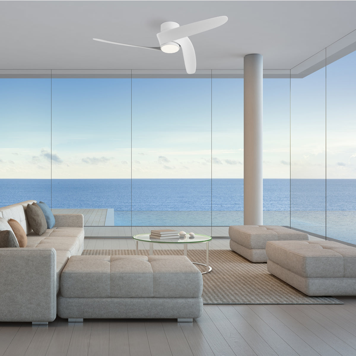 Mantra GROENLAND S LED stropni ventilator 102cm BIJELI