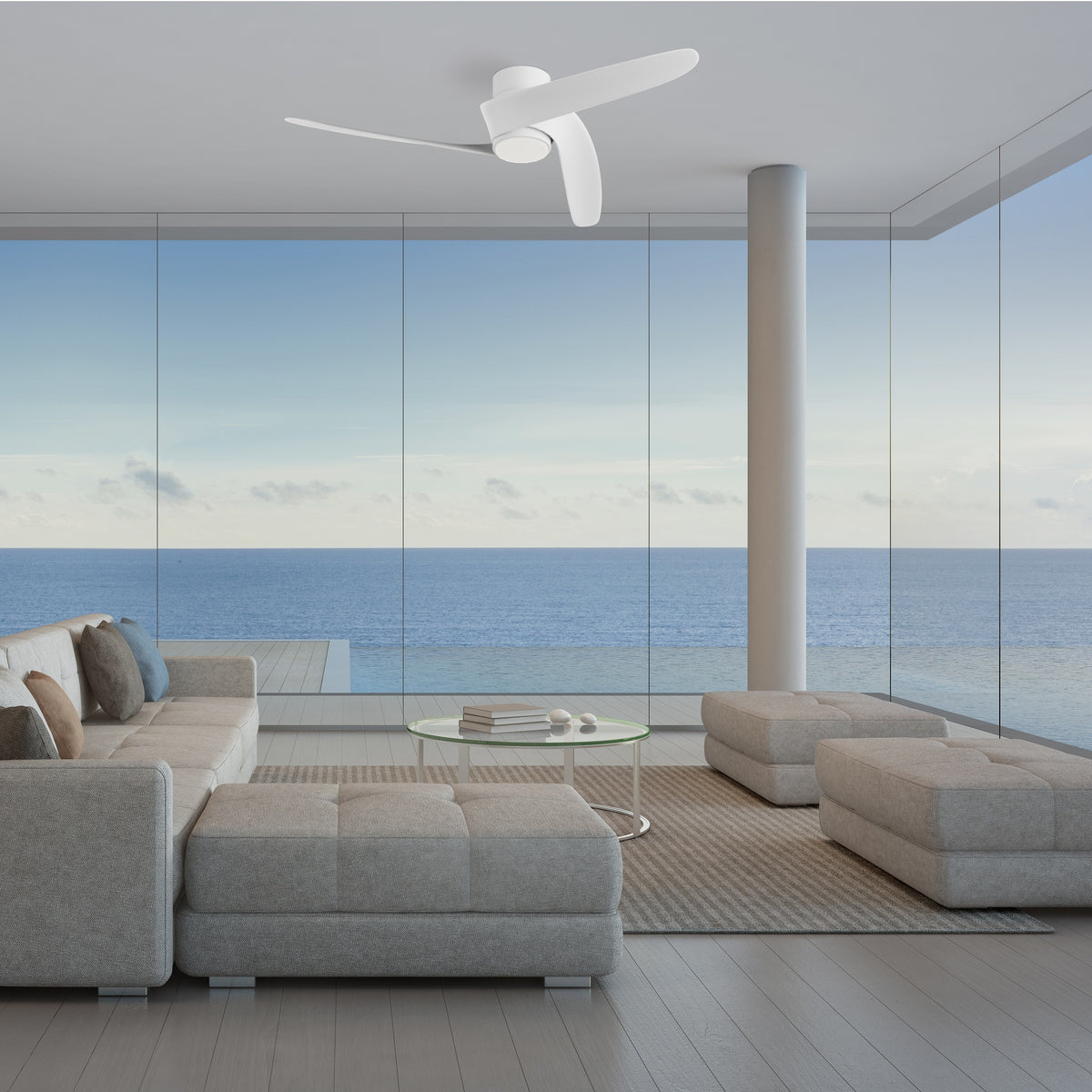 Mantra GROENLAND S LED stropni ventilator 102cm BIJELI