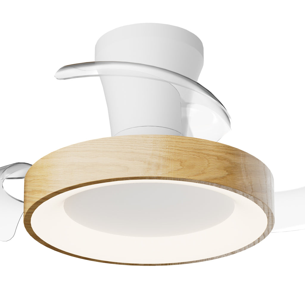 Mantra NISEKO FAN XS stropni LED ventilator 71cm DRVO/BIJELA