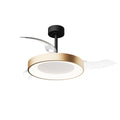 Mantra NISEKO FAN M stropni LED ventilator 106cm ZLATO/CRNA