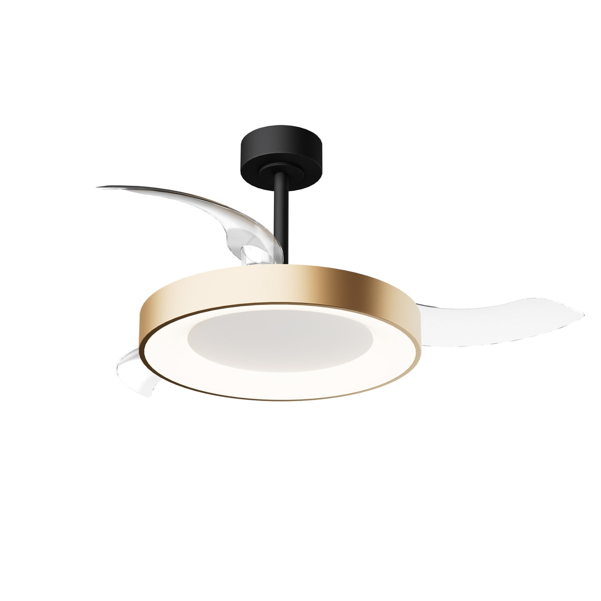 Mantra NISEKO FAN M stropni LED ventilator 106cm ZLATO/CRNA