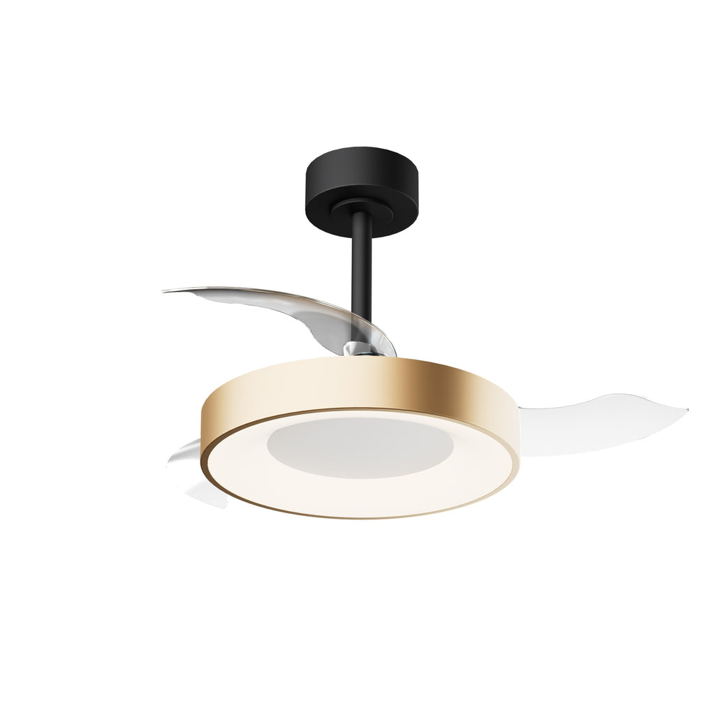 Mantra NISEKO FAN S stropni LED ventilator 91cm ZLATO/CRNA